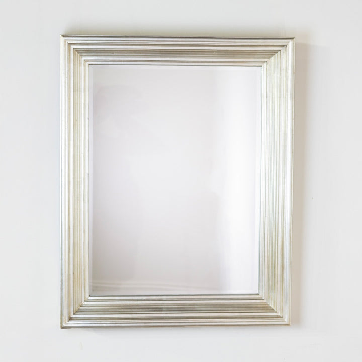 Lily Rectangle Mirror 78 x 98cm Champagne