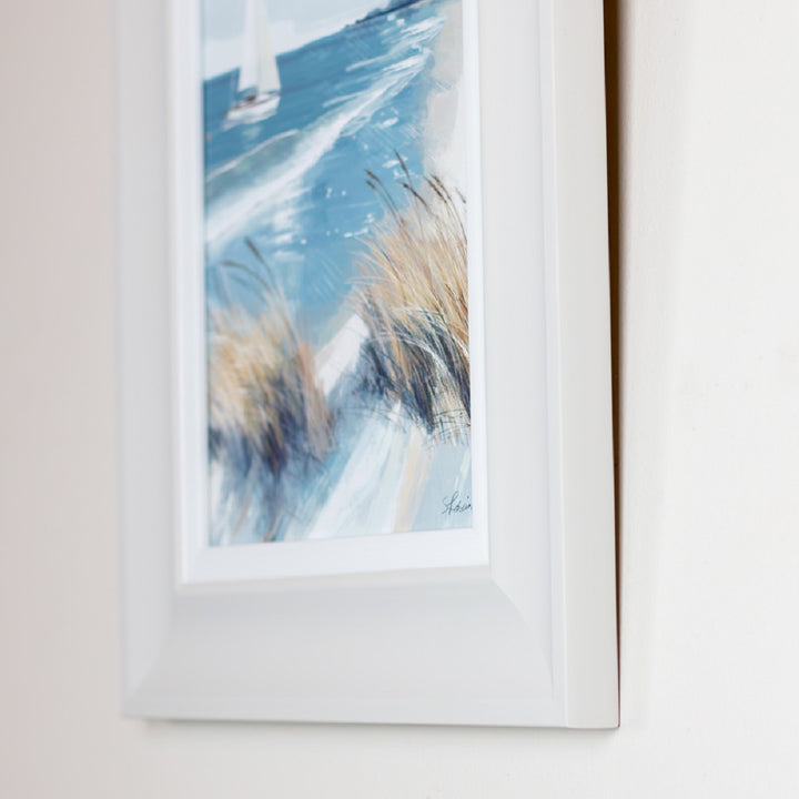 Framed Print White Sails/ Making Waves