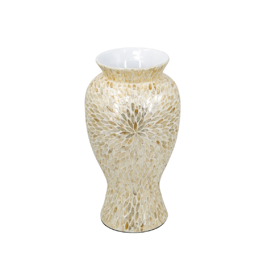 Capiz Decorative Vase