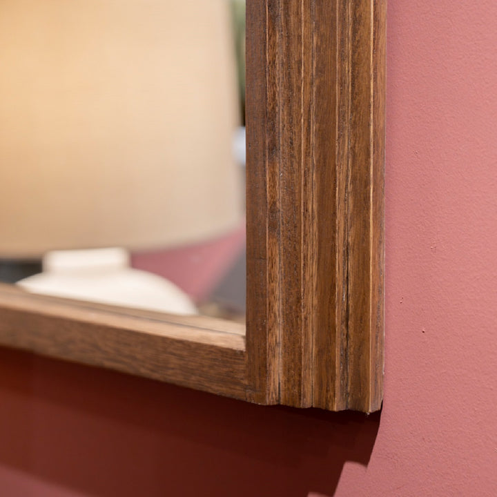 Stepped Arched Wall Mirror Natural