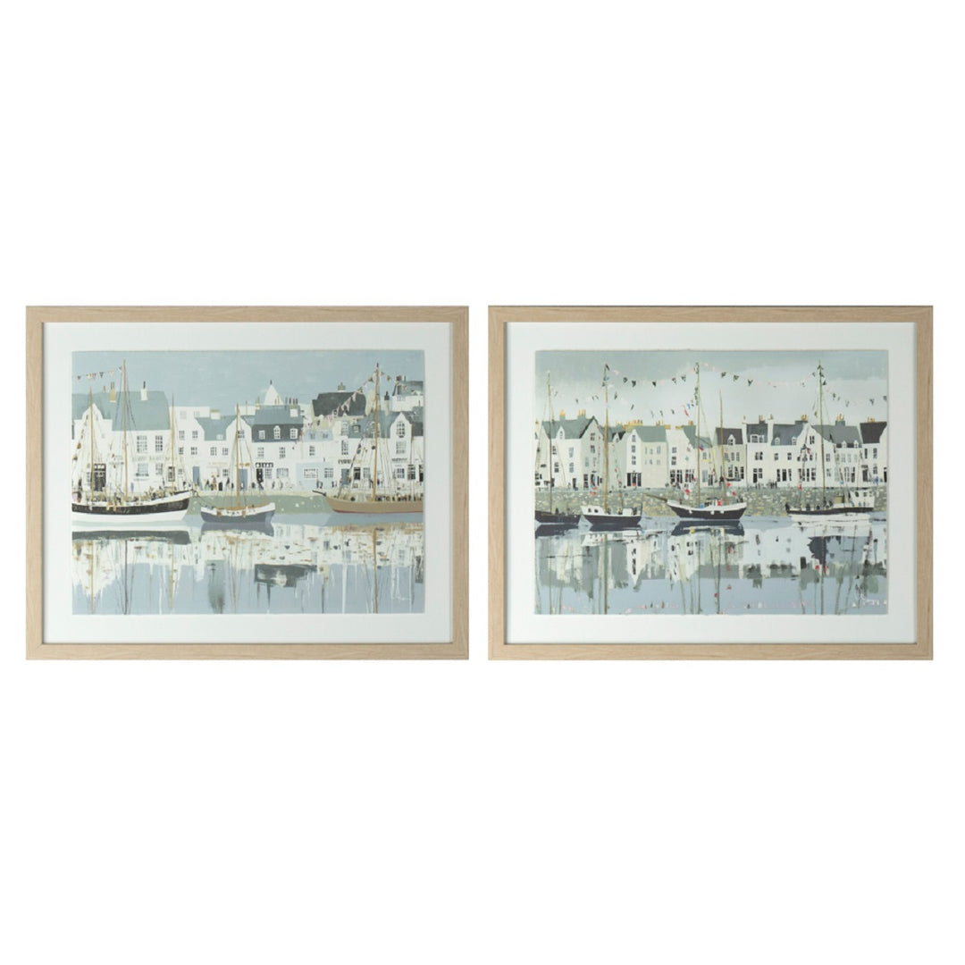 Framed Print Harbour Life/Dockside