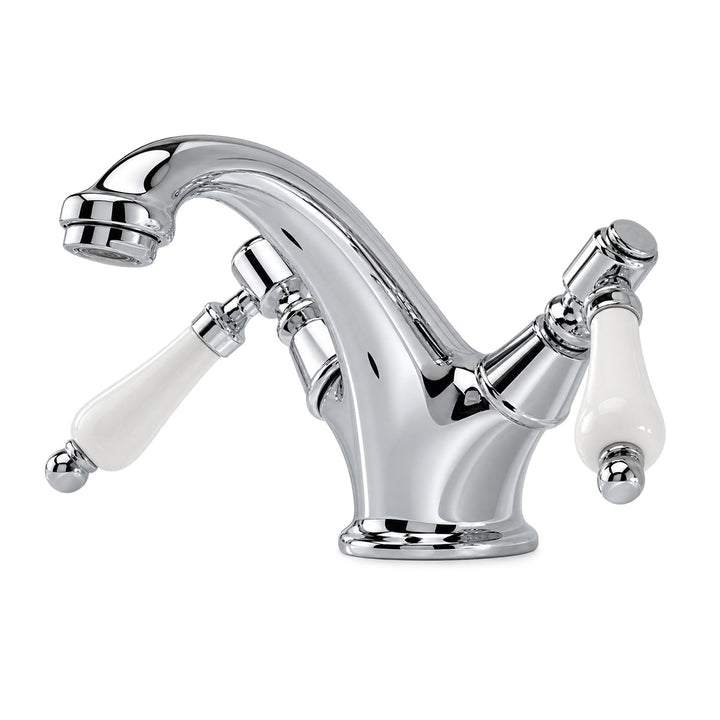 Victoria Bianco Mono Basin Mixer With Click Clack Waste - Chrome