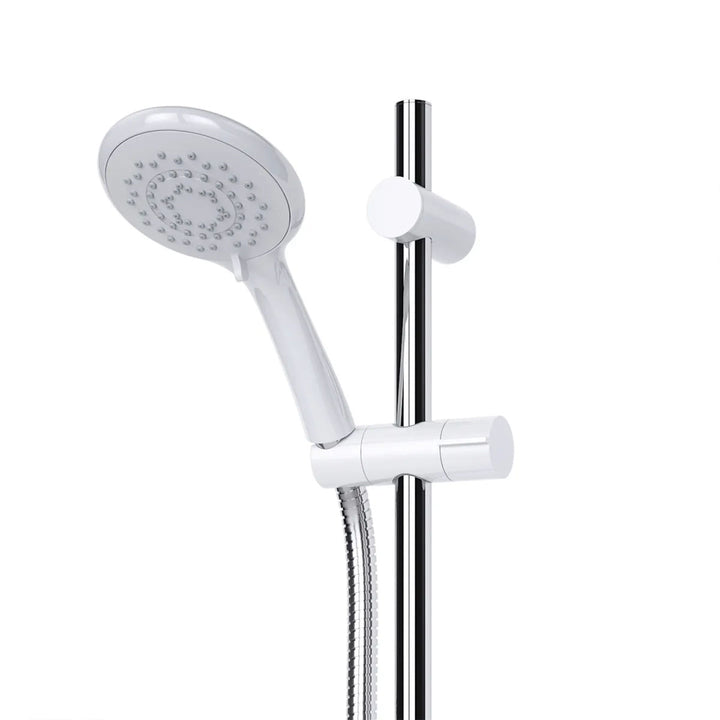 Triton Pro-Fit 8000 Series Shower Kit Complete - White/Chrome