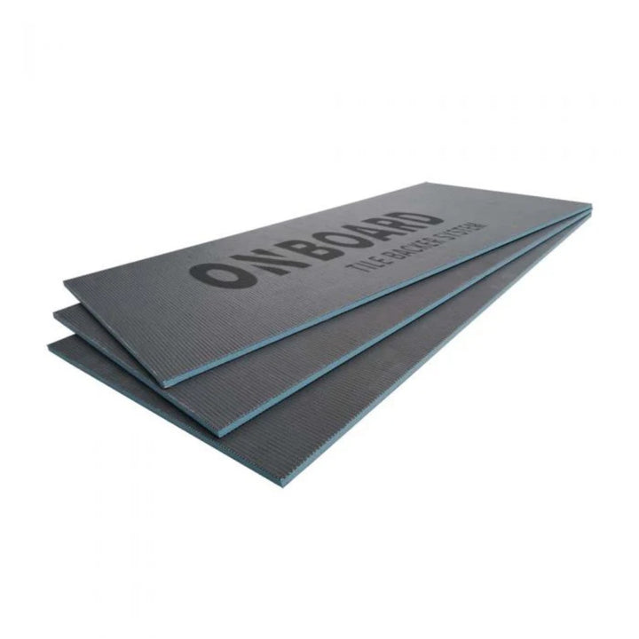 10mm XPS Tile Backer Board measuring 1200 x 600mm, lightweight waterproof construction with reinforced surfaces, designed to provide a strong, stable base for wall and floor tiling.