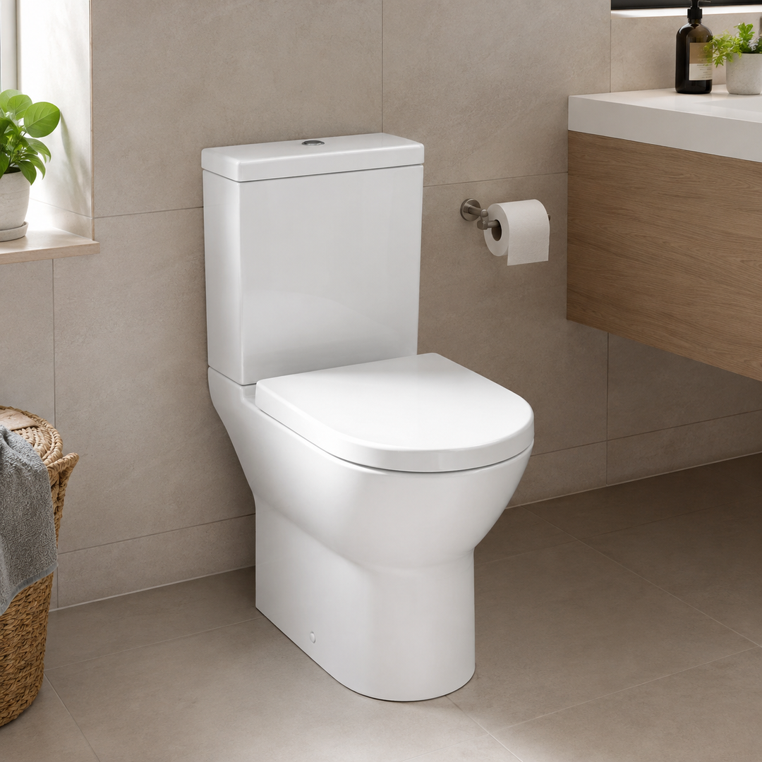 Vitra Comfort Height Open Back Toilet and Seat