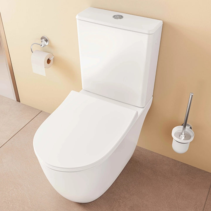 Vitra Sento Rimless Open Back Toilet with Soft Close Seat