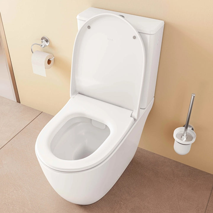 Vitra Sento Rimless Open Back Toilet with Soft Close Seat