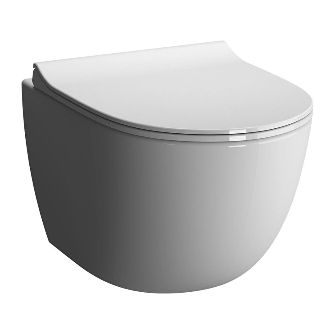 Vitra Sento Rimless Wall Hung Toilet and Soft Close Seat