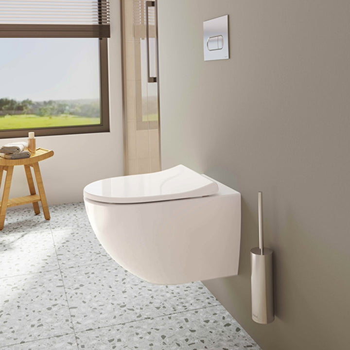 Vitra Sento Rimless Wall Hung Toilet and Soft Close Seat