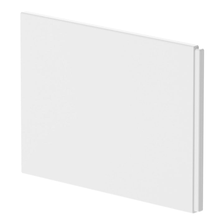 White rectangular panel on a white background