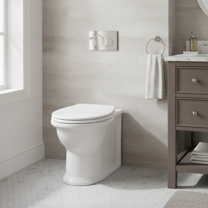 Windsor Rimless Back to Wall Toilet &amp; Soft Close Seat