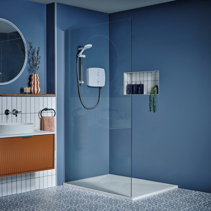 Triton T90ER Pumped Electric Shower 9.0kW - White