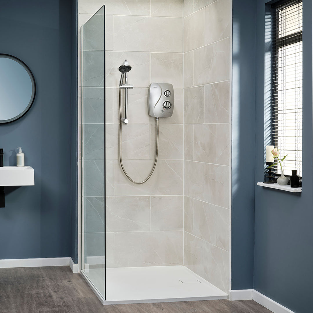 Triton Novel SR in Satin Chrome with Standard Chrome Kit