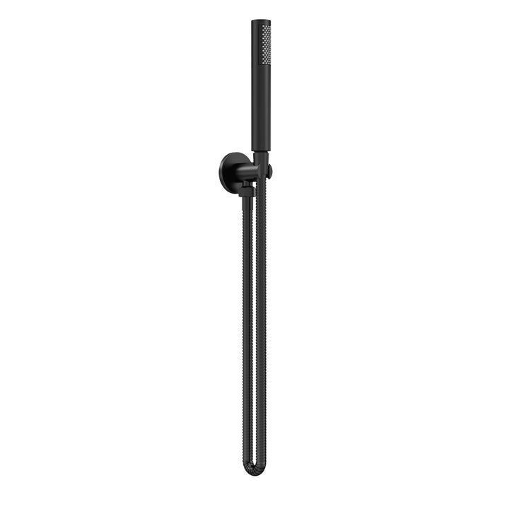 Nuie Round Outlet, Hose and Head - Matt Black