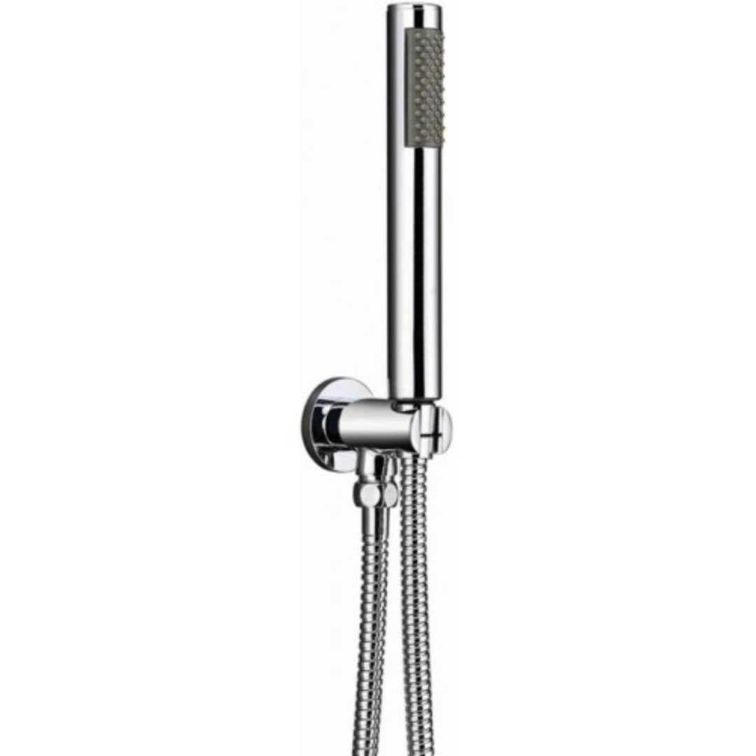 Round Twin Thermostatic Concealed Mixer Shower Kit with Ceiling Mounted 300mm Shower Head &amp; Handset