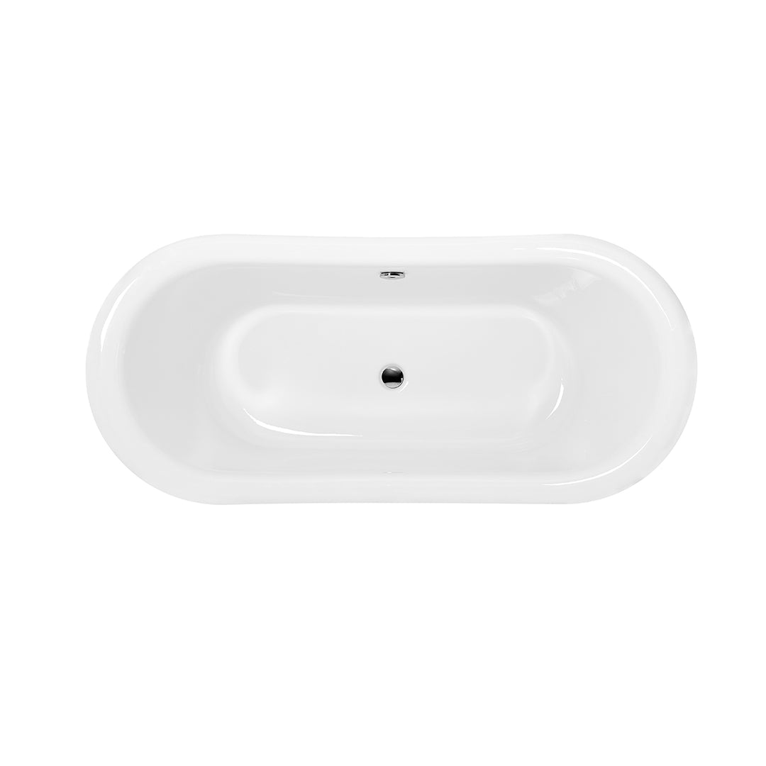 Traditional English Bateau Double Ended Slipper Bath