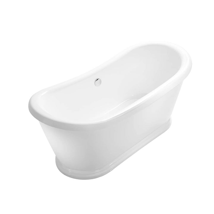 Traditional English Bateau Double Ended Slipper Bath