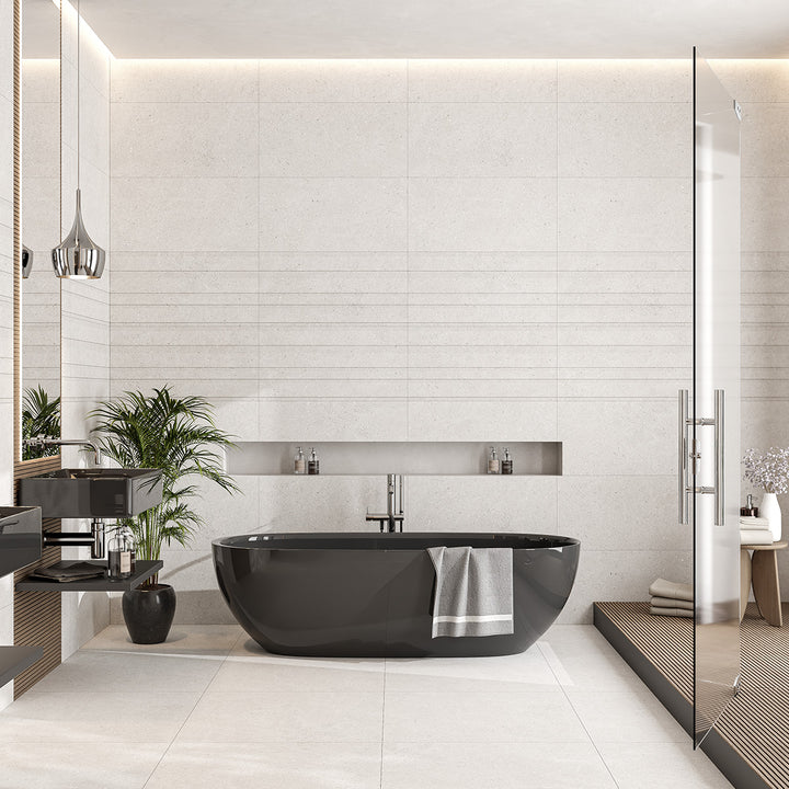 Concrete Beige Mate 30 x 60 Rectified Porcelain Tile - 54sqm Pallet