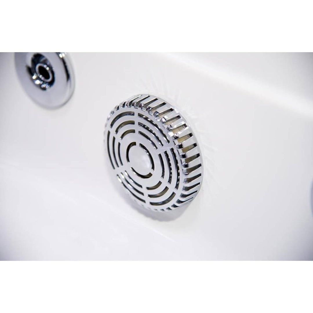 Vidalux Aegean 1350mm Whirlpool Steam Shower - Black