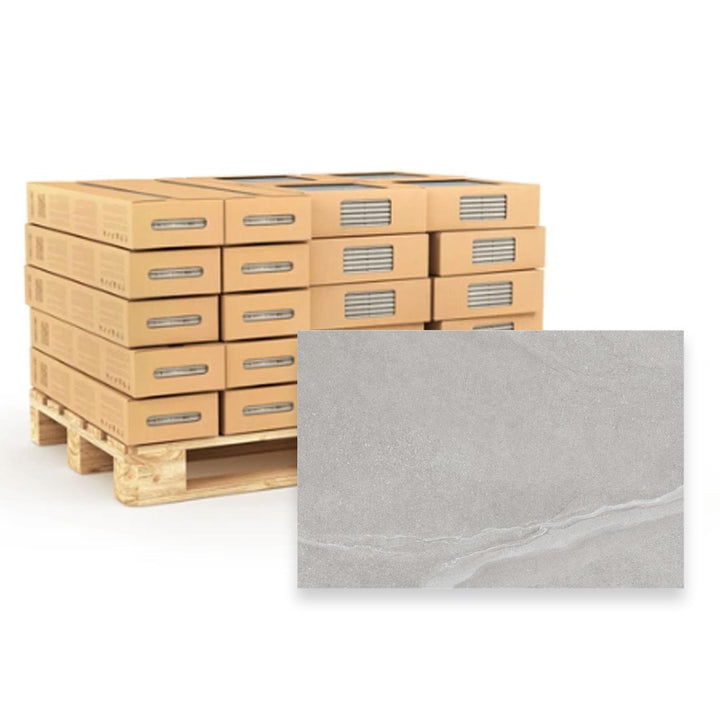 Austral Grey Matt 20mm Outdoor 60 x 90cm Porcelain Tile - 22.68sqm Pallet