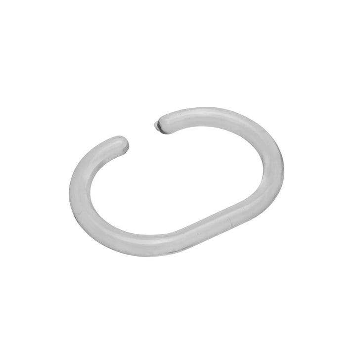 C Shape Shower Curtain Ring - Clear