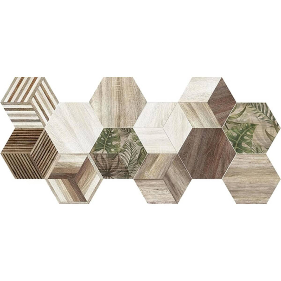 Africa Hex Matt 23 x 27cm Porcelain Tile - 0.75sqm per box