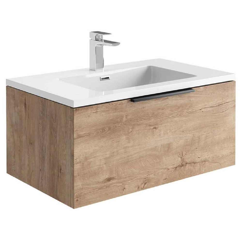 Ambience 800mm Wall Mounted Frame & Shelf - Black