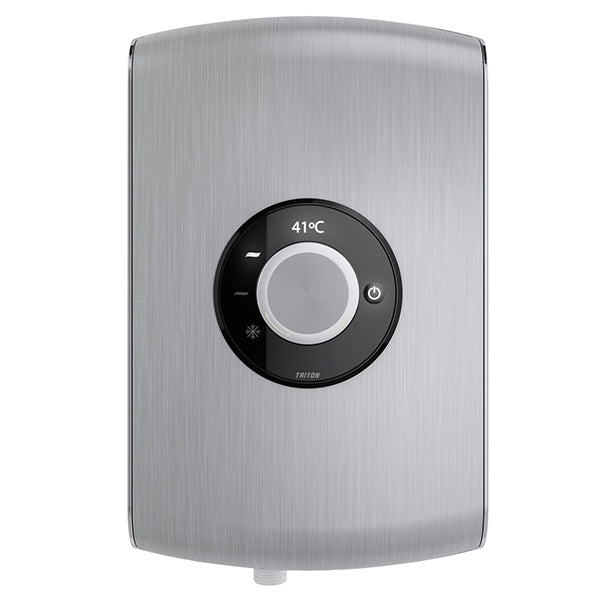 Triton Amore 8.5kW Electric Shower - Brushed Steel