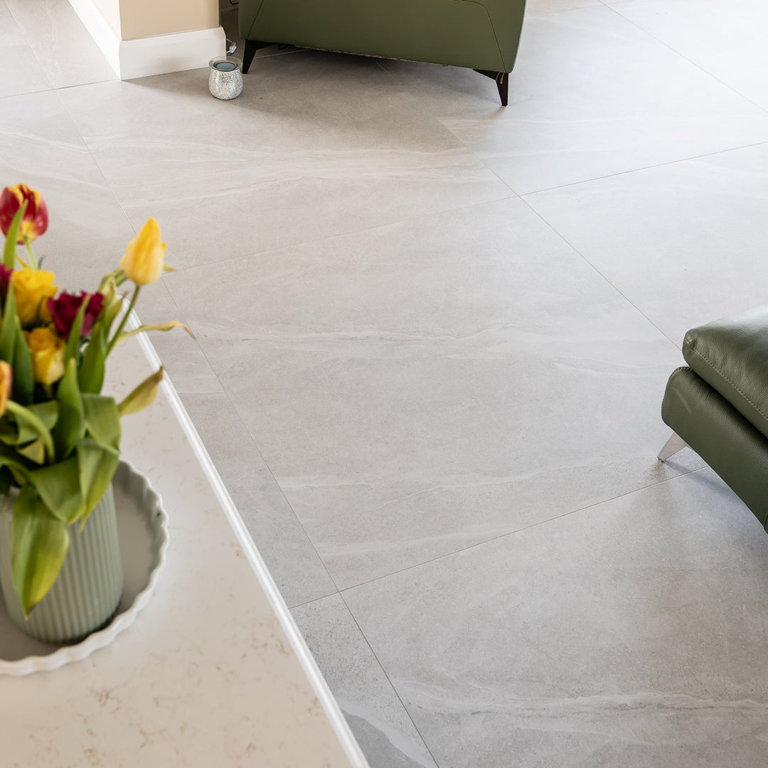 Austral Pearl Matt 120 x 120cm Porcelain Tile - 1.44 sqm perbox
