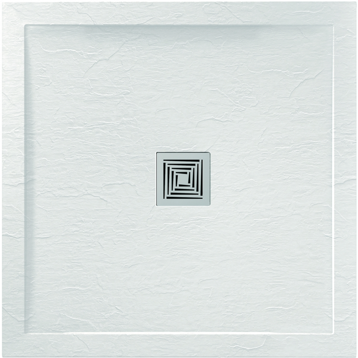 Aquadart Aqualavo 900 x 900mm Square Slate Effect Tray