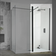 Aquadart Venturi 8 800mm Wetroom Panel - Black