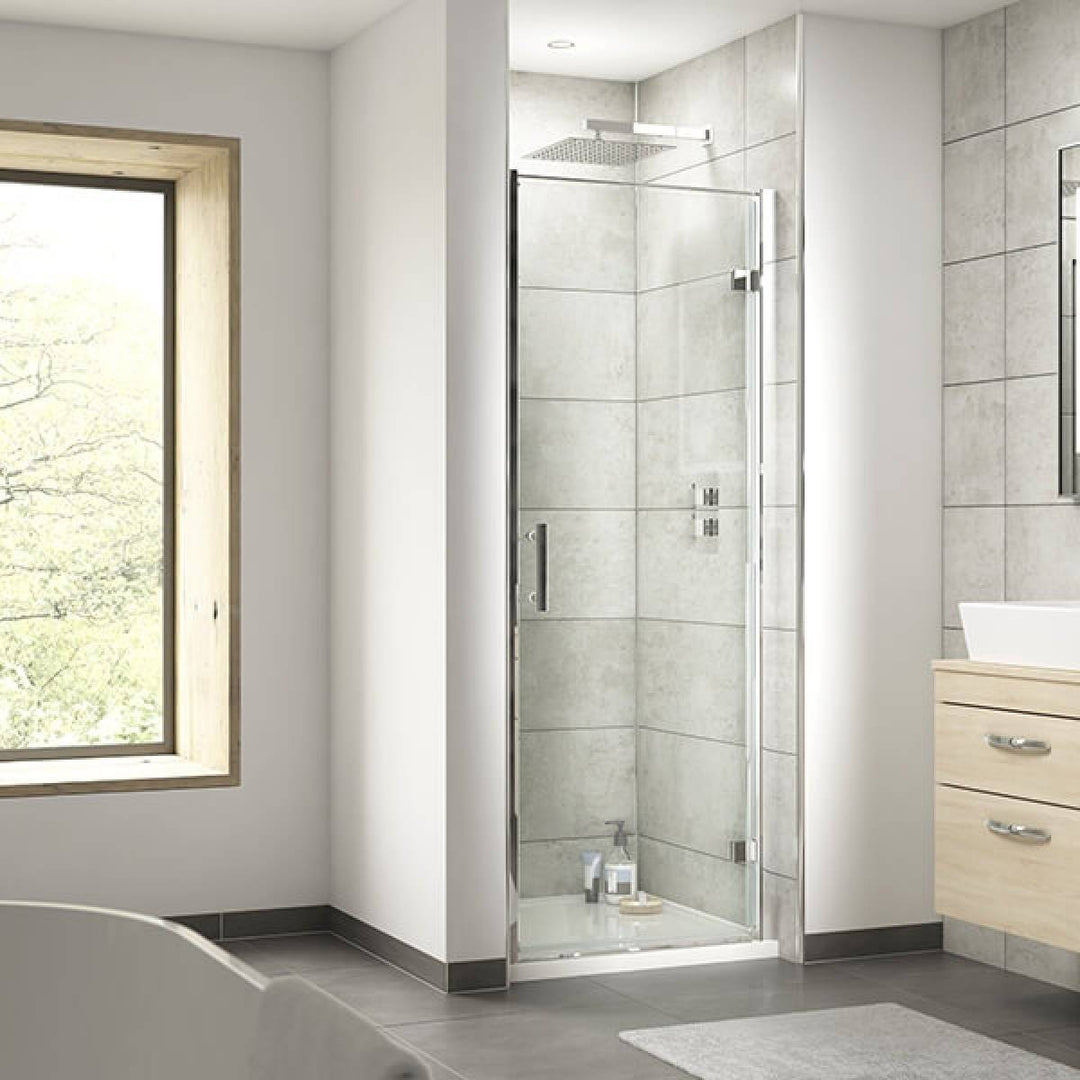 Nuie Pacific 800mm Hinged Shower Door
