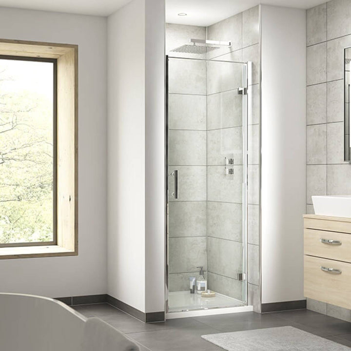 Nuie Pacific 800mm Hinged Shower Door