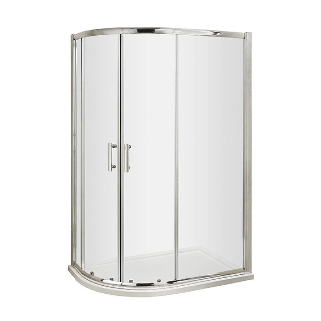 Nuie Pacific 1200 x 900mm Offset Quadrant Shower Enclosure