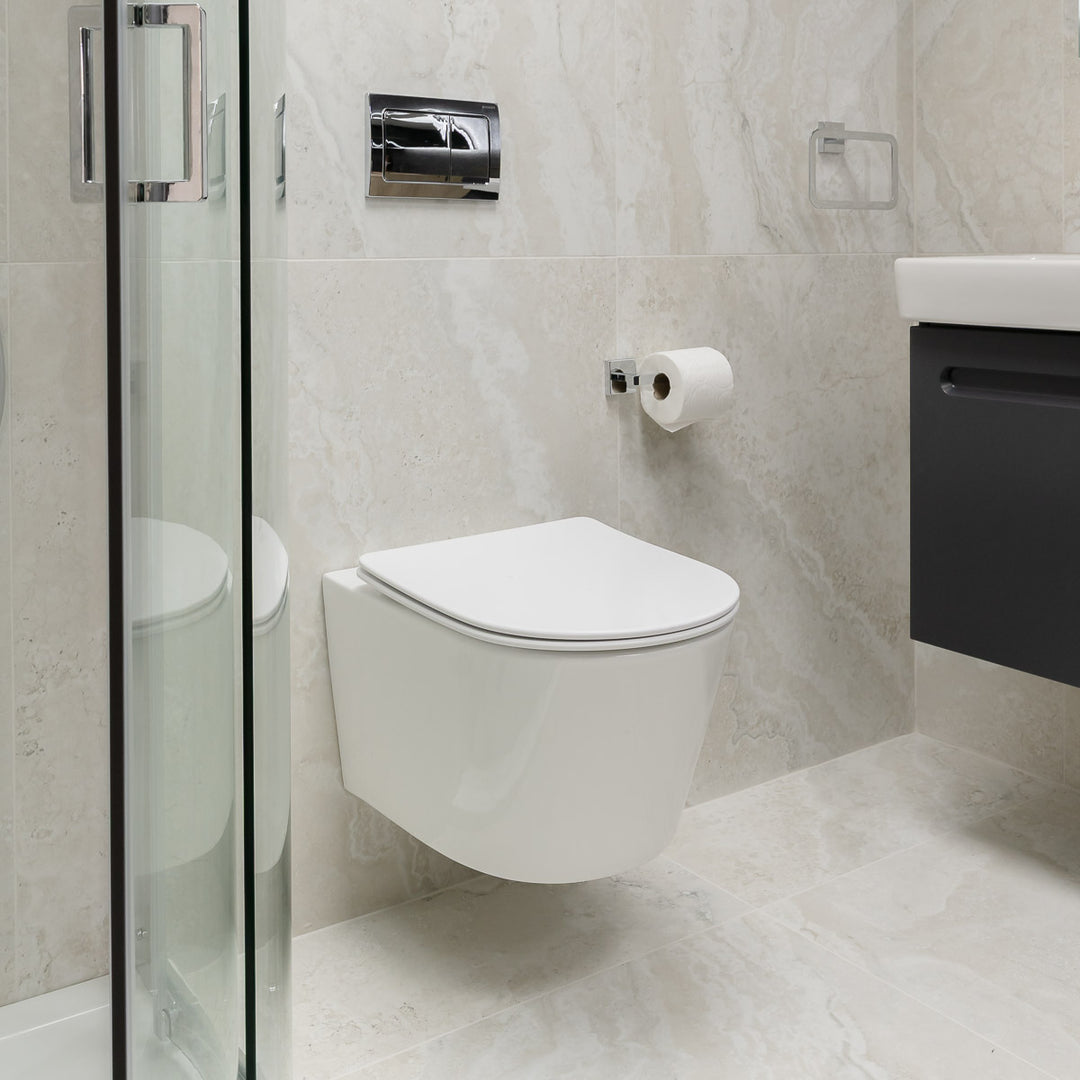 Arc Wall Hung Toilet &amp; Soft Close Seat