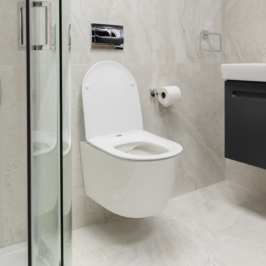 Arc Wall Hung Toilet &amp; Soft Close Seat