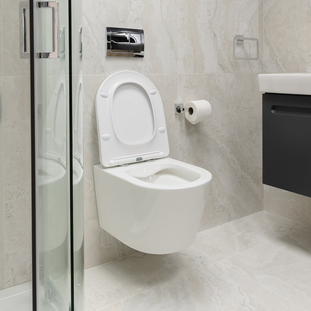 Arc Wall Hung Toilet &amp; Soft Close Seat