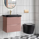 Arc Wall Hung Toilet & Soft Close Seat - Matt Black
