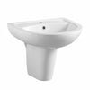 Ari 550mm 1 Tap Hole Basin & Semi Pedestal