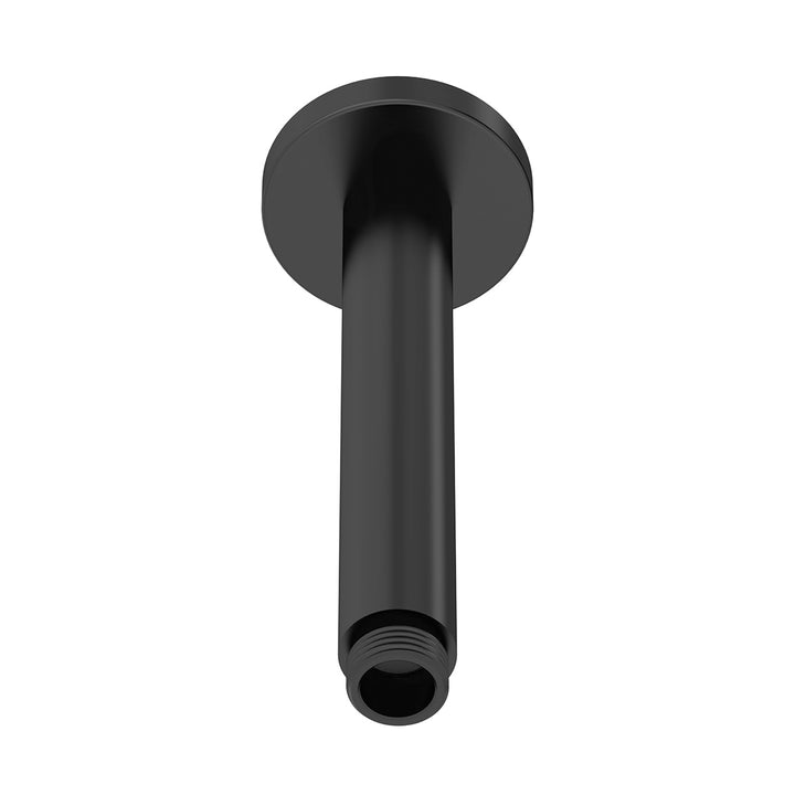 Nuie Fixed Shower Head Ceiling-Mounted Arm - Matt Black