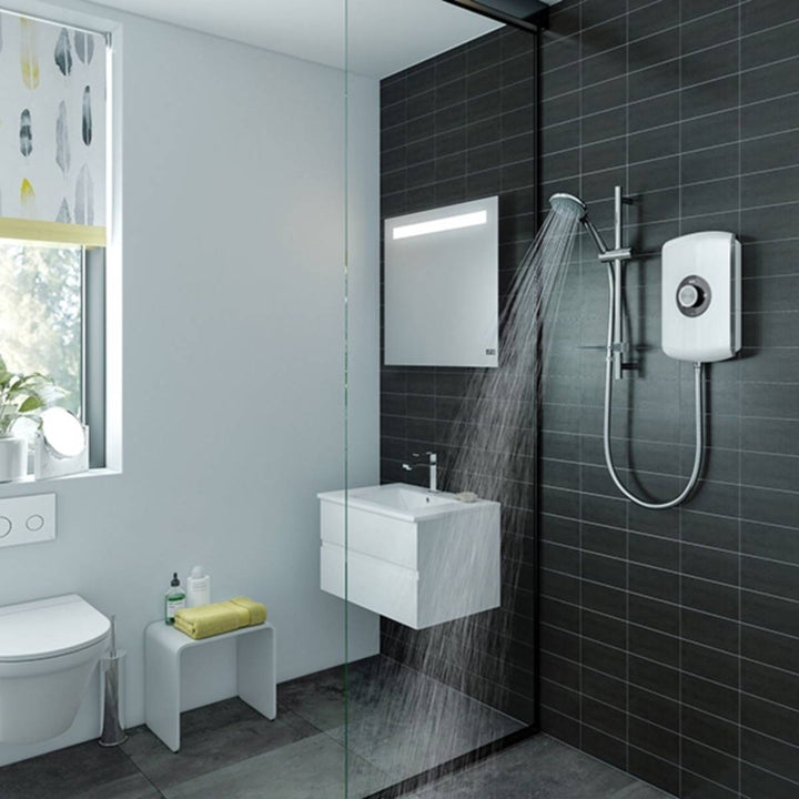 Triton Amore 9.5kW Electric Shower - White