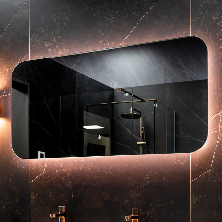 Aura 600 x 1200mm LED Mirror with Demister Pad