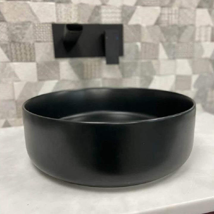 Objekt Ceramica Tahoe 360mm Counter Top Basin - Matt Black