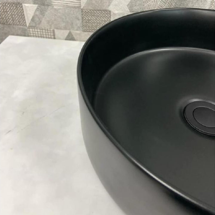 Objekt Ceramica Tahoe 360mm Counter Top Basin - Matt Black