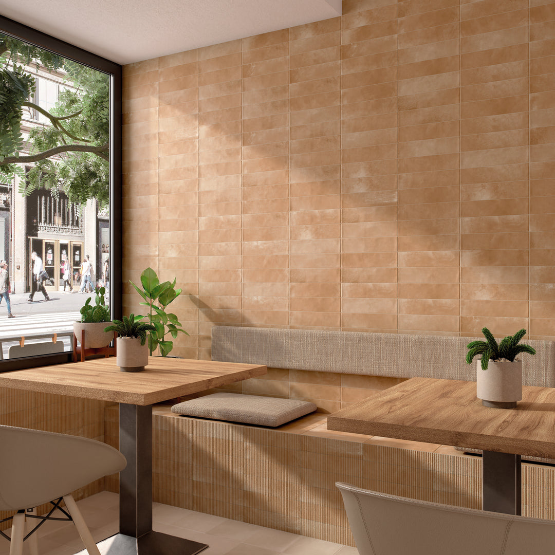 Anzo Cotto 7.5 x 30cm Matt White Body Wall Tile - 0.59sqm perbox