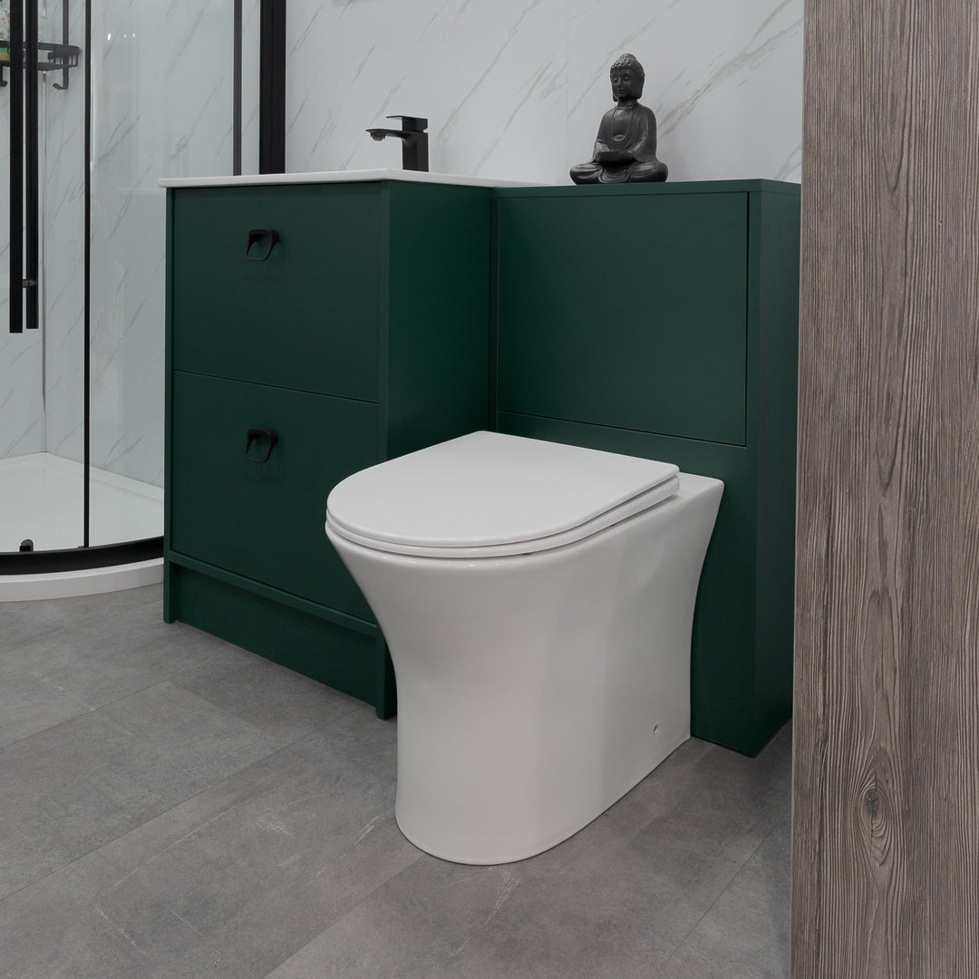 Bali Rimless Back to Wall Toilet &amp; Soft Close Seat