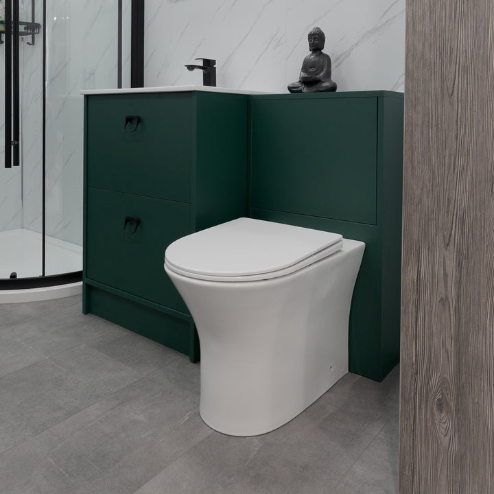 Bali Rimless Back to Wall Toilet &amp; Soft Close Seat