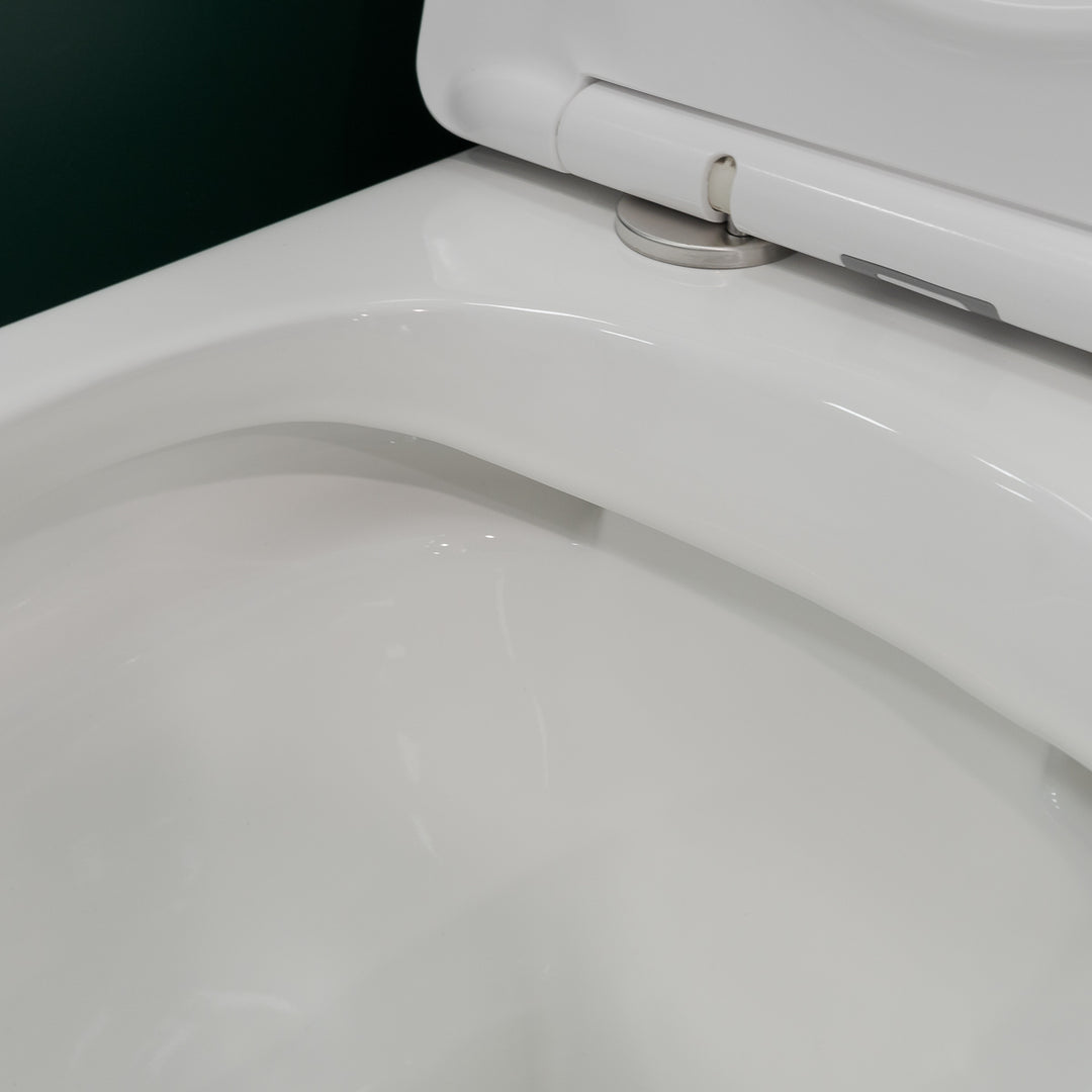 Bali Rimless Back to Wall Toilet &amp; Soft Close Seat