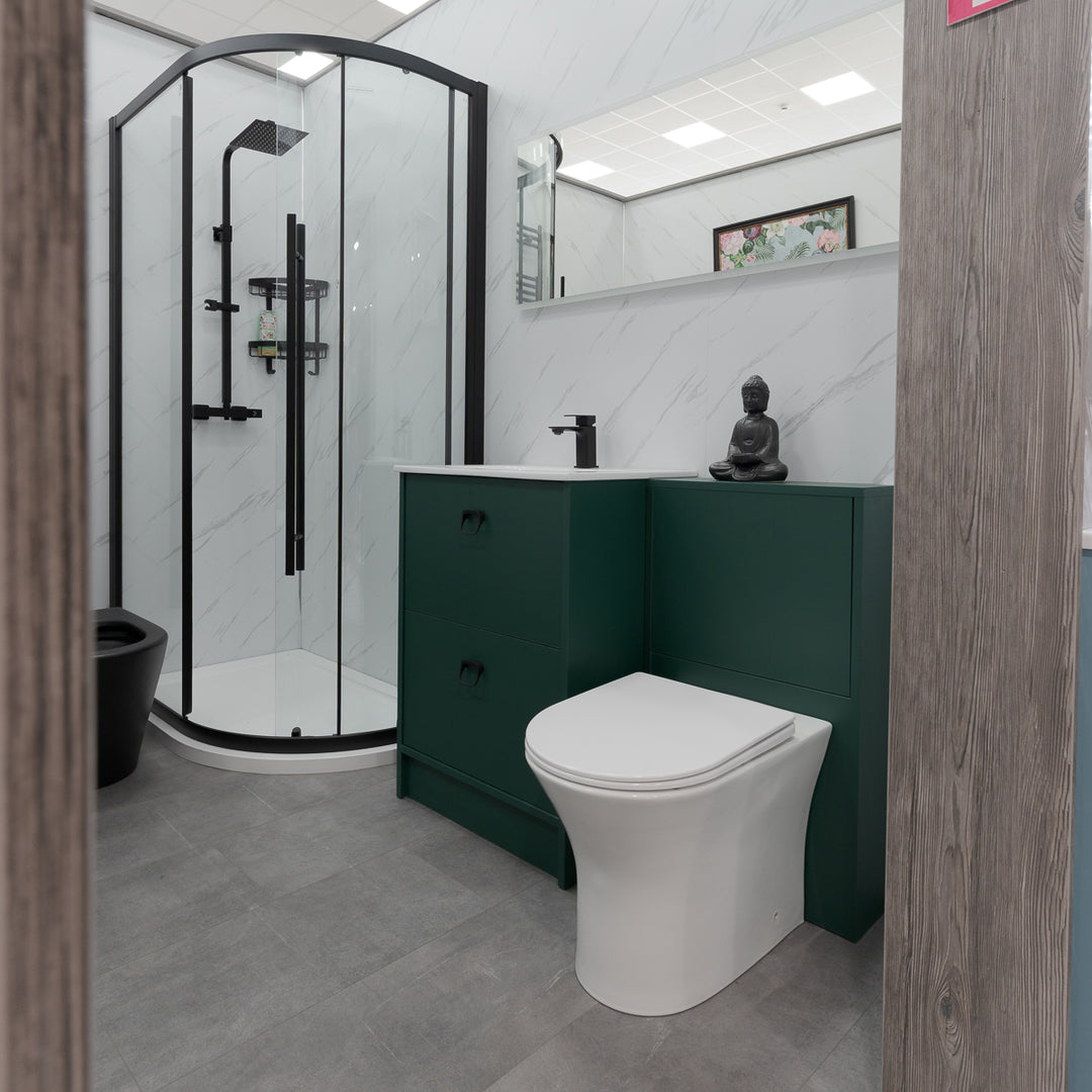 Bali Rimless Back to Wall Toilet &amp; Soft Close Seat