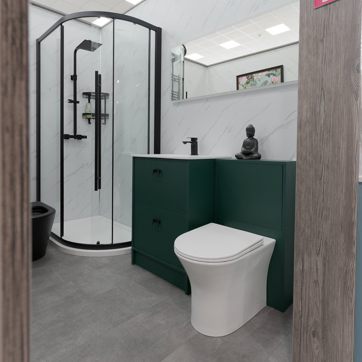 Bali Rimless Back to Wall Toilet &amp; Soft Close Seat